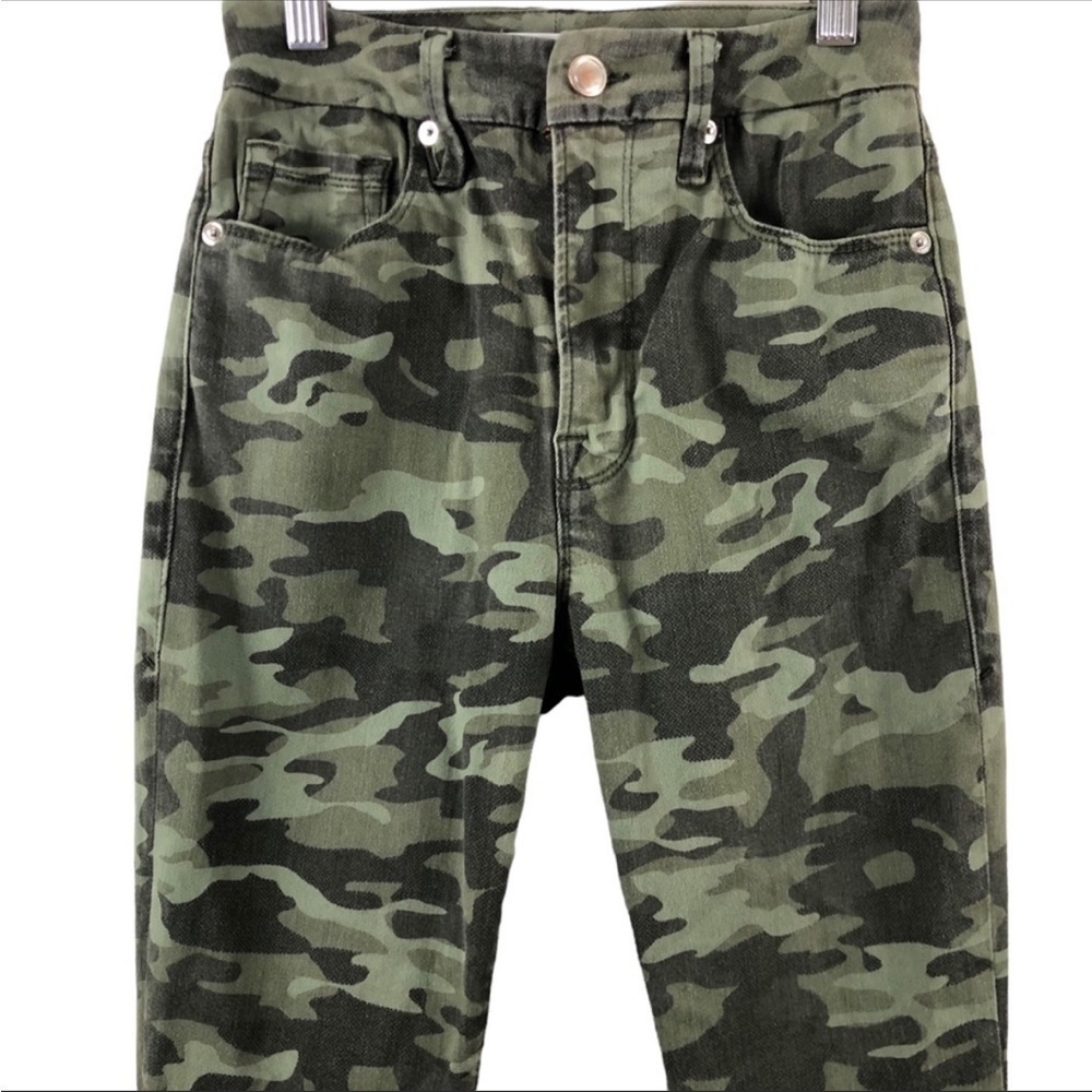 Good American Good Waist High Rise Camo Skinny Jeans - Picture 4 of 16